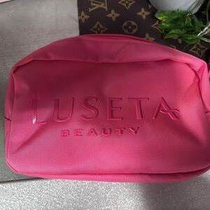 Pink Travel Makeup Bag